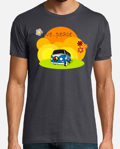 Camiseta tostada furgoneta hippie laTostadora - Main Image