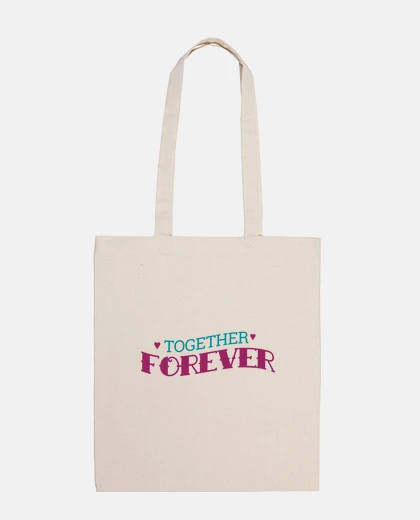 tote bag bag felmme together forever together for life i love you forever