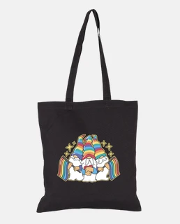 tote bag, orgoglio di natale natale, vigilia di natale arcobaleno