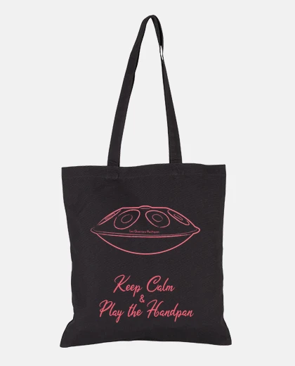 Sac Totebag Keep Calm and Play the Handpan - Rose