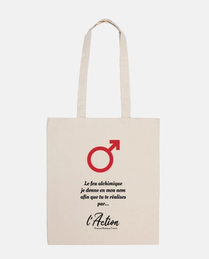 Totebag Mars Poétique Noir