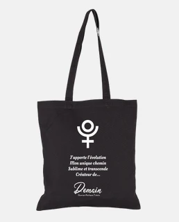 Totebag Pluton Poétique Blanc