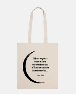 Totebag Viser la Lune - Noir