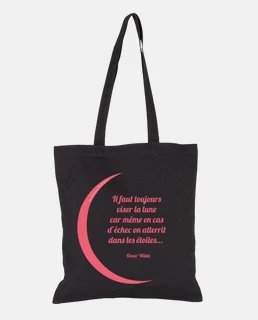 Totebag Viser la Lune - Rose