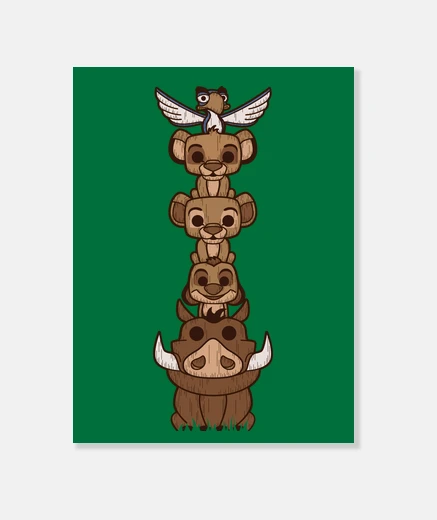 Tableau totem du roi