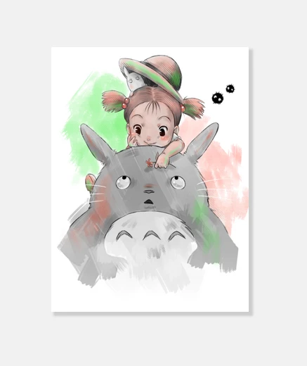 Lienzo Totoro