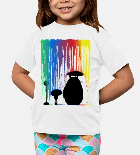 Ropa totoro arco iris