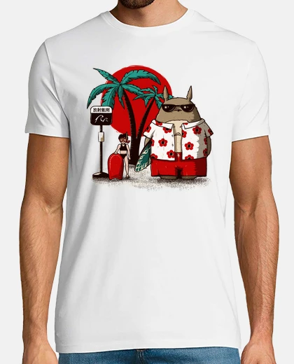 T-shirt totoro beach