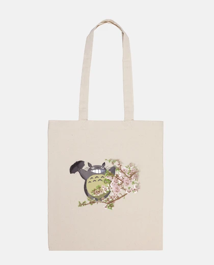 Borsa totoro e flowers