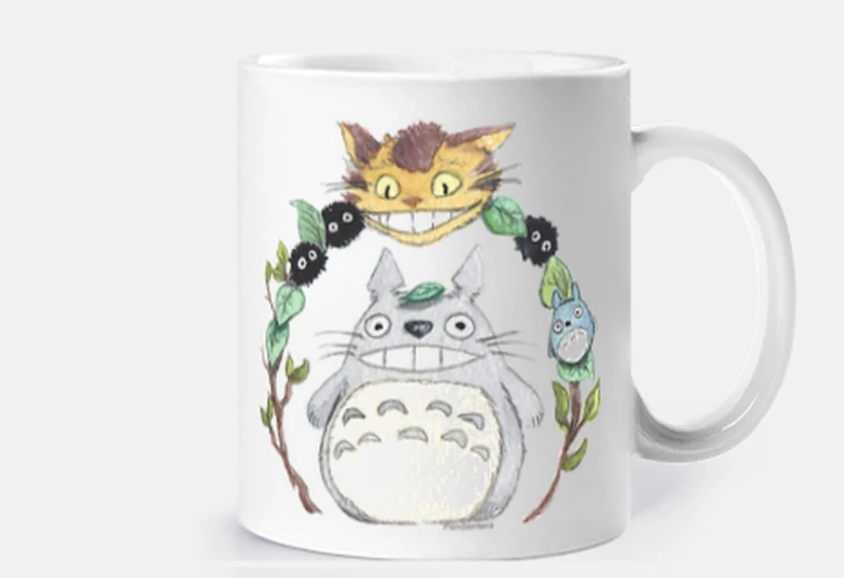 Tazza totoro e gatto obus