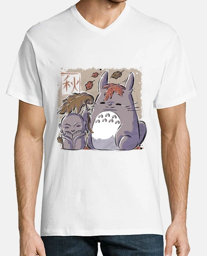 Camiseta totoro otoño