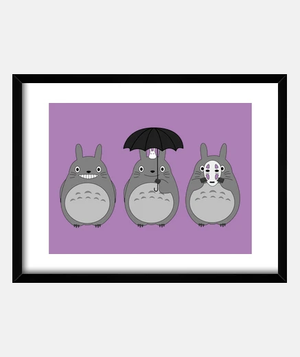 Framed totoros