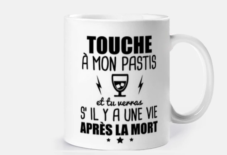 Mug Touche à mon pastis