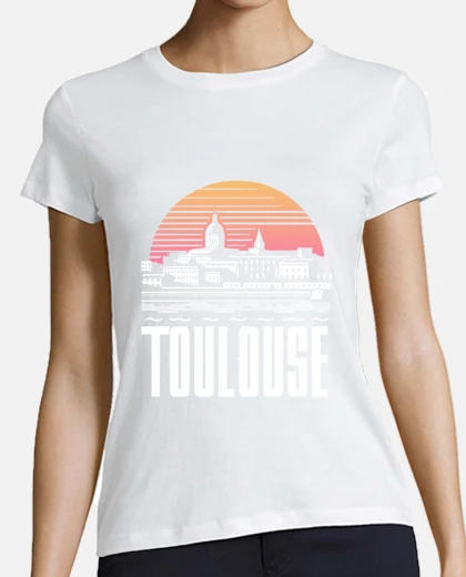 Tee-shirt Toulouse affiche terrasse