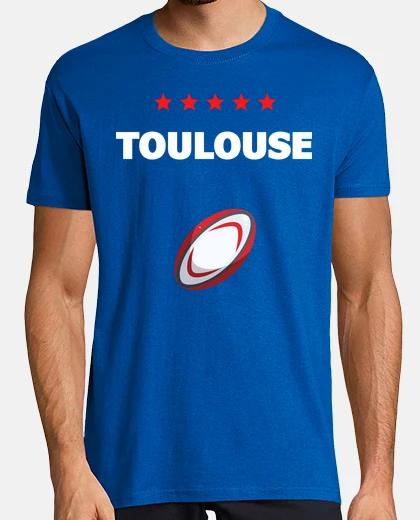 Tee-shirt Toulouse rugby 5 étoiles cadeau