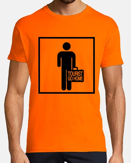 Tee-shirt touriste rentrer à la maison