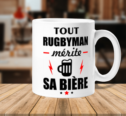 tous les hommes rugbyman,rugby' Mug