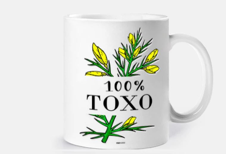 Taza Toxo de Galicia. Taza Soy un Toxo