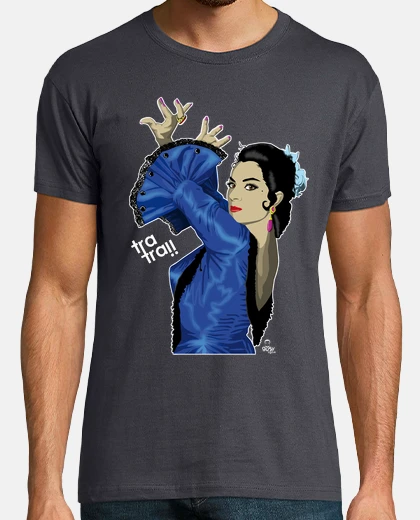 Tee-shirt tra bleu