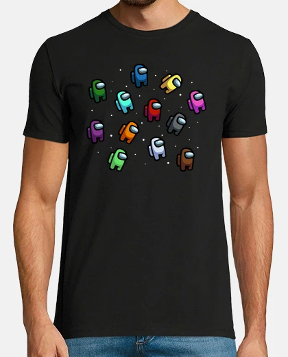 T-shirt tra noi personaggi nello spazio