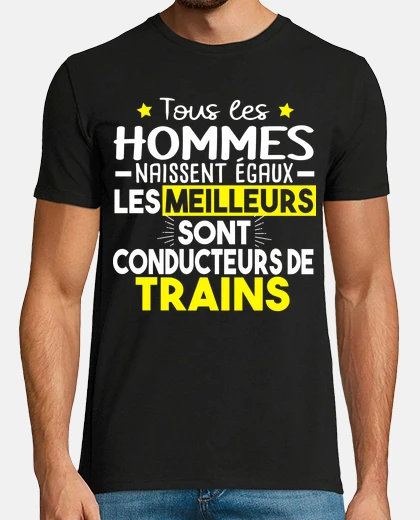 Camiseta trabajo de conductor de tren estación t