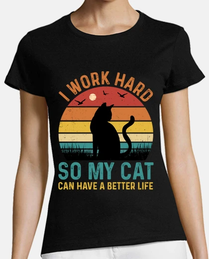 Playera trabajo para mi gato
