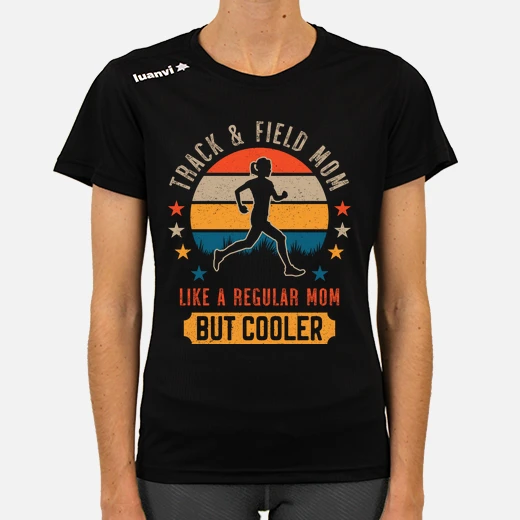 track and field mom running girl