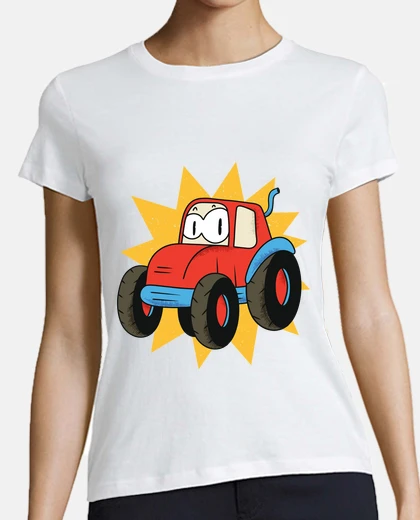 Tee-shirt tracteur de dessin animé