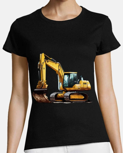 Tee-shirt tractopelle chantier