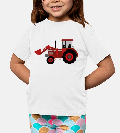 Kids tractor / shovel / agriculture / red