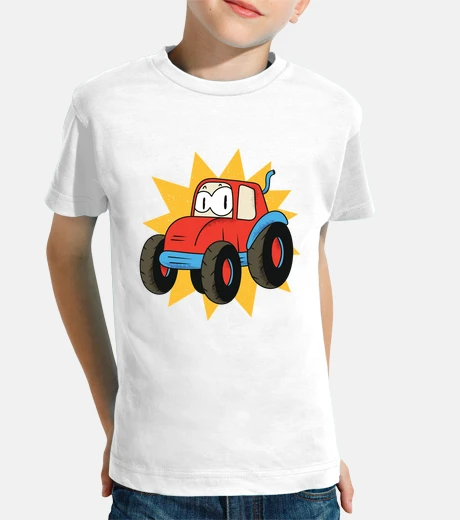 Ropa tractor de dibujos animados