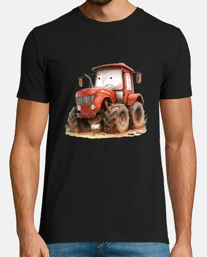 T-shirt tractor smile