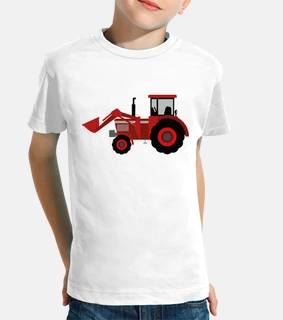 Tractor / Pala / Agricultura / Rojo