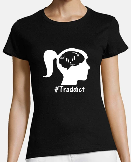 Camiseta traddict mujer blanca