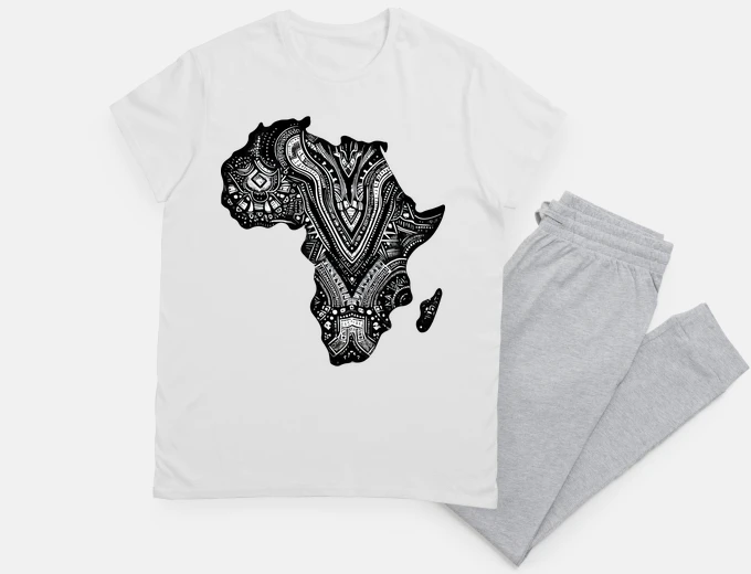 Pyjama Traditional Dashiki African Black Cultu