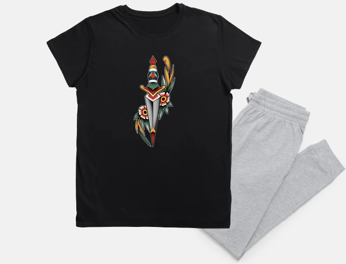 Pyjama traditional old school dagger