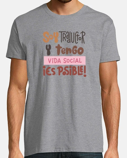 Camiseta Traductor Vida Social
