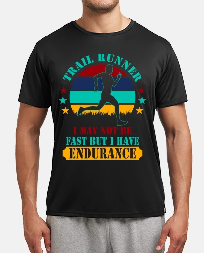 T-shirt trail runner endurance running