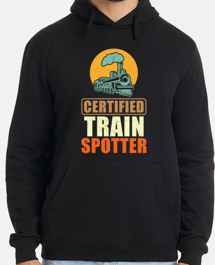 Sudadera train spotter gift train spotting