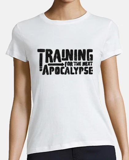 T-shirt training oscuro for la prossima apocali