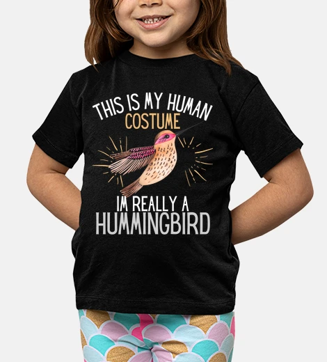 Ropa traje humano soy realmente un colibrí