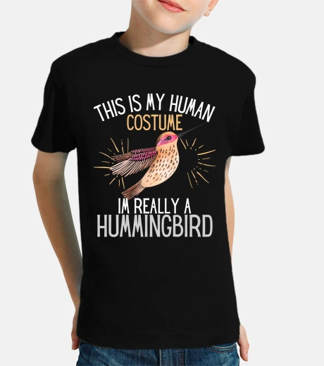 Ropa traje humano soy realmente un colibrí