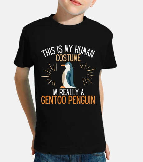 Ropa traje humano soy realmente un pingüino 