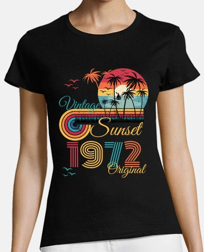 T-shirt tramonto del sun 1972