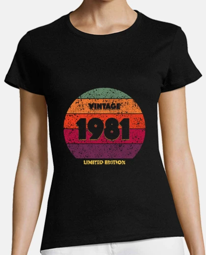 T-shirt tramonto vintage 1981 edizione limitata
