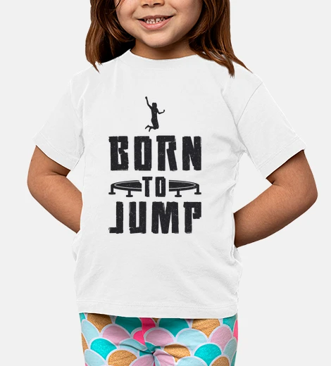 Kids Trampolining Born To Jump Gymnast Gift