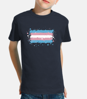 trans flag kids t-shirt