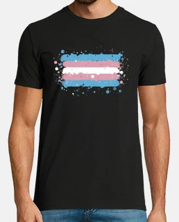 trans flag t-shirt