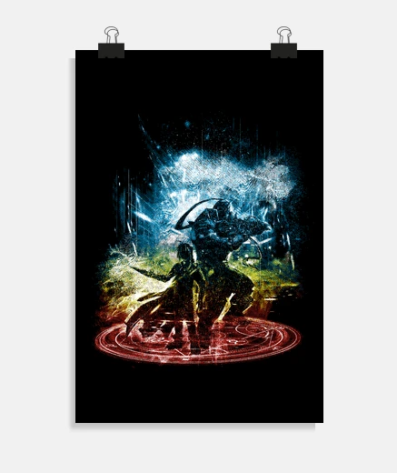 Poster transmutation storm-rainbow version