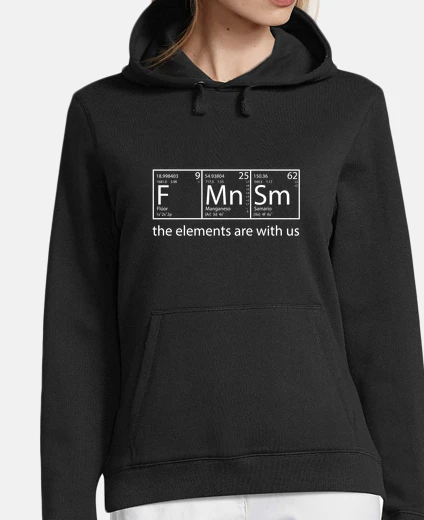 Hoodie transparent-white feminism